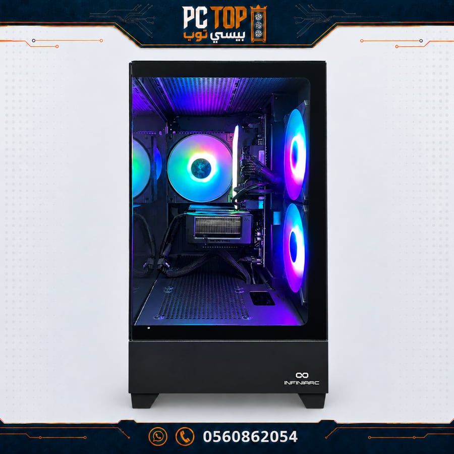 تفاصيل بي سي قيمنق مستعمل RTX 4060 بمعالج i5-14400F