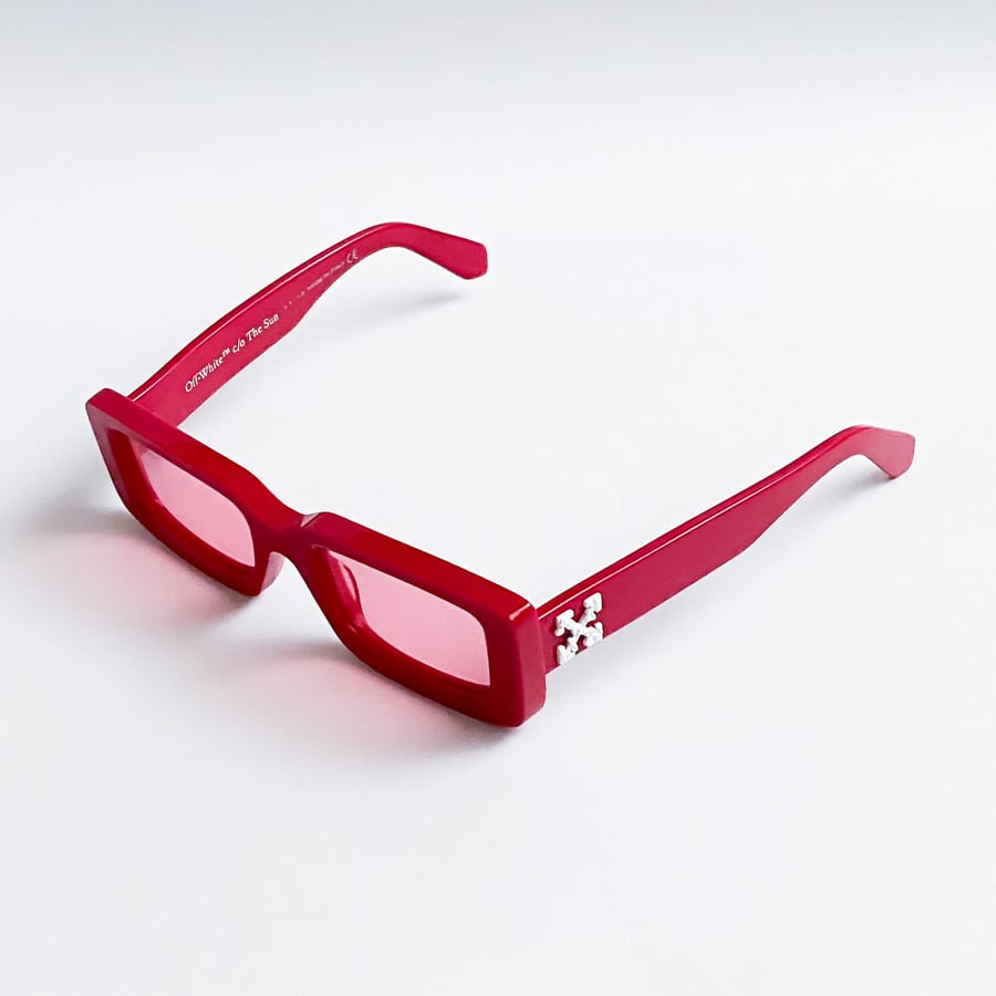 OFF-WHITE RED Sunglasses