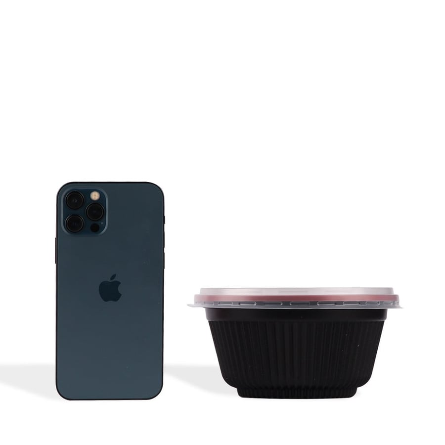 Microwave Plastic Container with Inner Bowl and Lid with Opening 550ml (50 pcs)