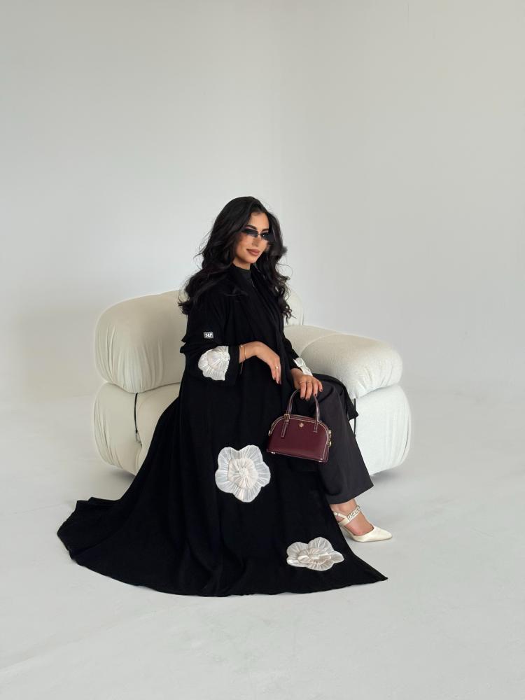 عبايه كريب بورد بيج ولولو