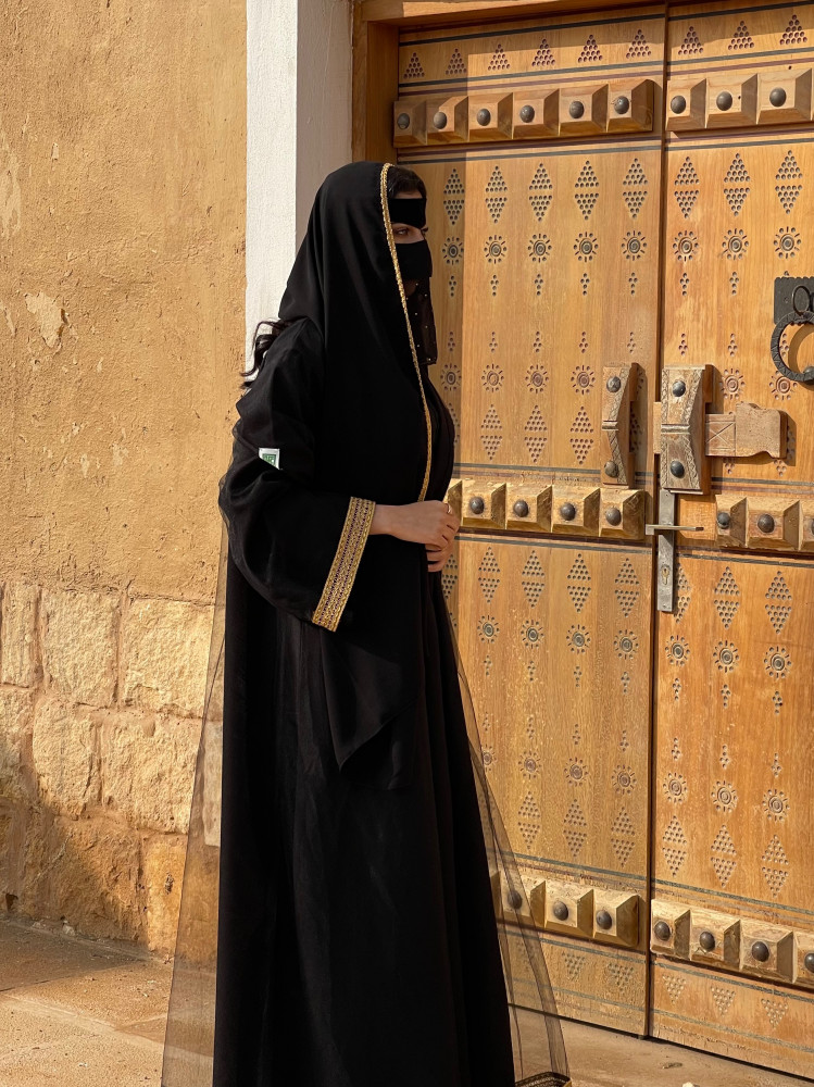 عبايه كتان و تول