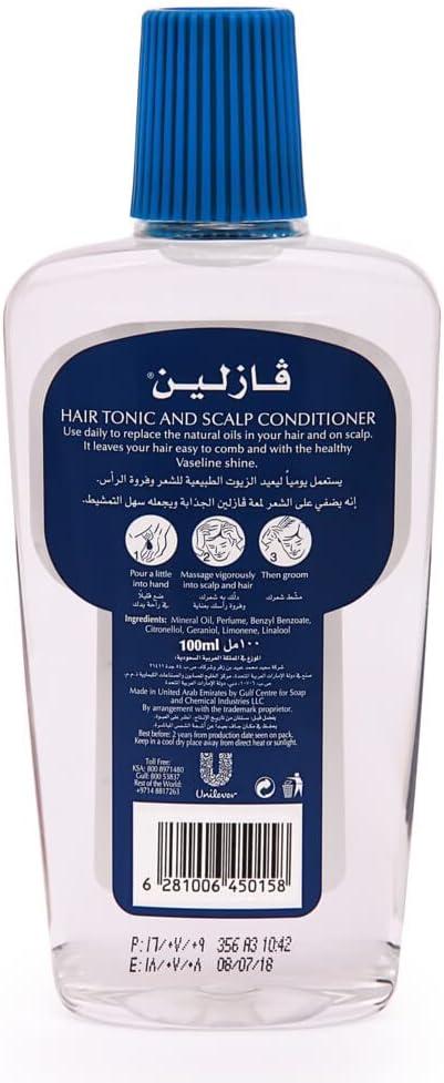 vaseline تونك للشعر و منعش لفروة الراس 200مم