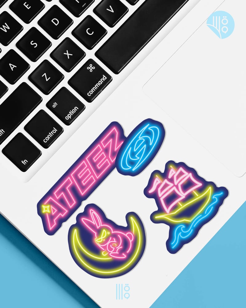 [ملصقات] ايتيز نيون | Ateez Neon stickers