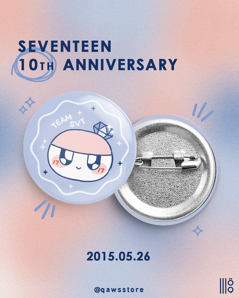 [بروش دائري] سفنتين بونق بونقي | Seventeen Bongbongie button pin