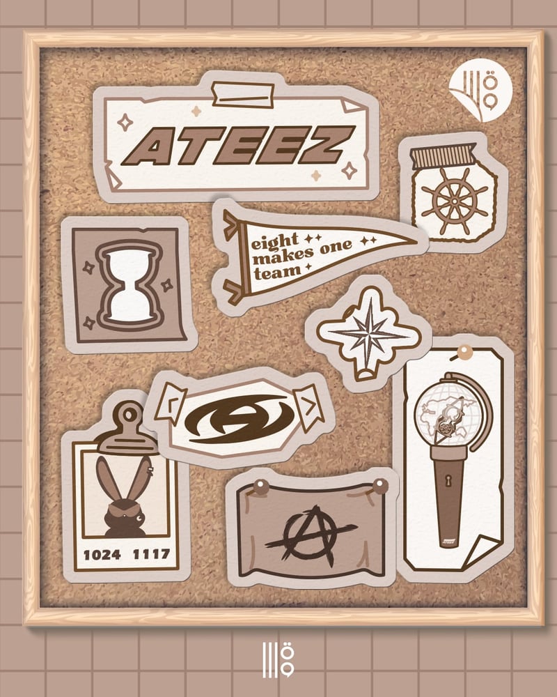 [ملصقات] ايتيز ايتيني | Ateez Atiny stickers