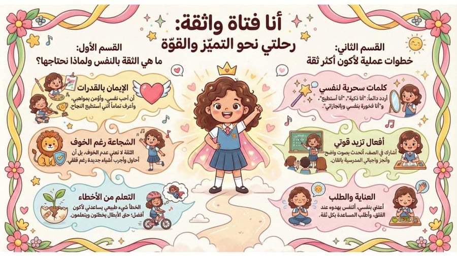 ورشة الثقة بالنفس- المرحلة الابتدائية