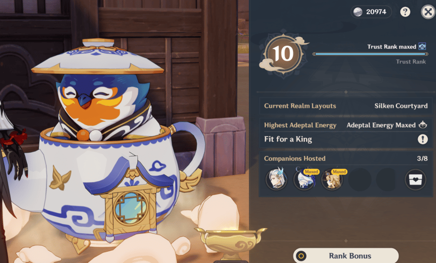 خدمة رفع الـTeapot (Serenitea Pot) – جينشن إمباكت