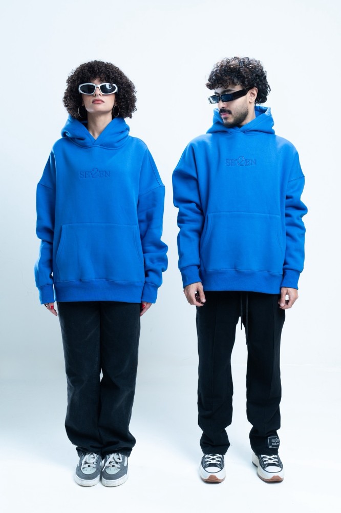 2SEVEN Oversize Hoodie - Blue