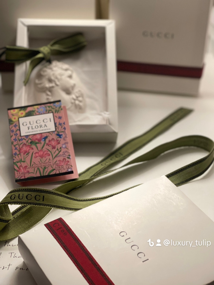 حجر عطري في بوكس قوتشي وعطر قوتشي