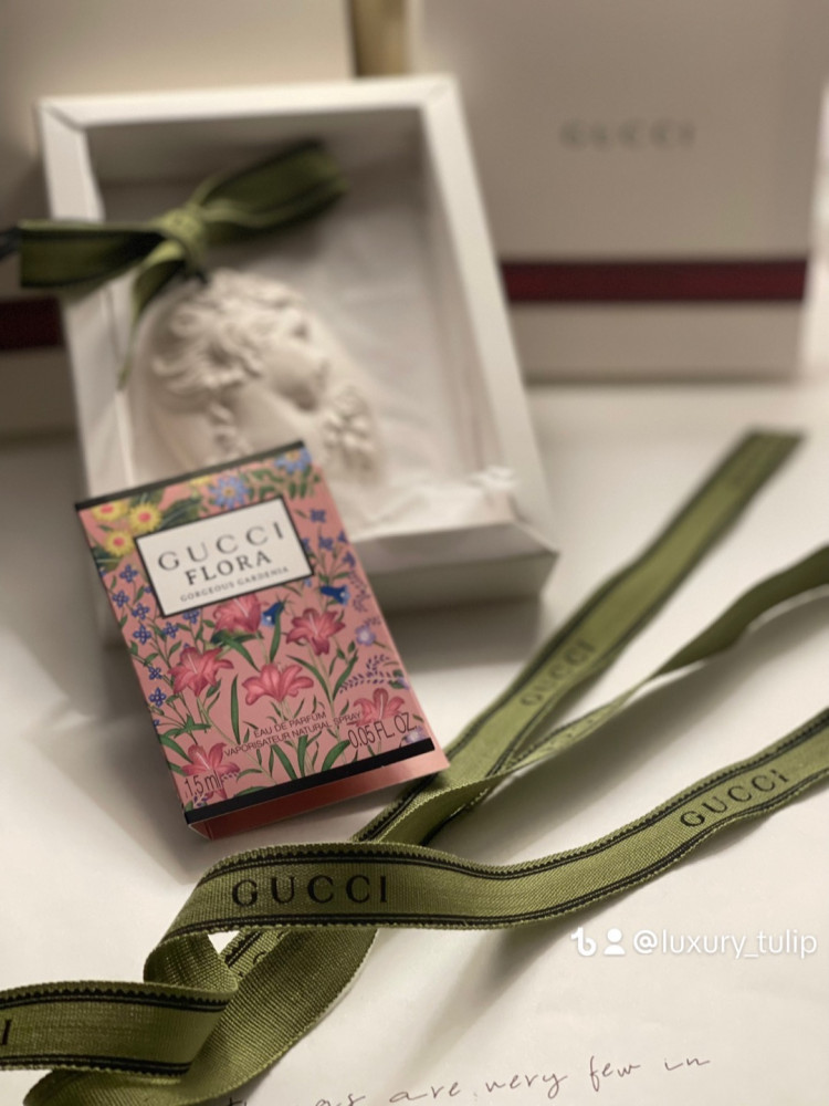 حجر عطري في بوكس قوتشي وعطر قوتشي