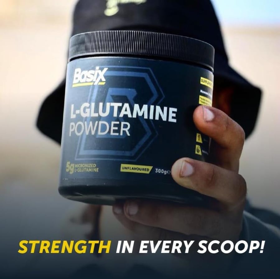 Basix Bisix L-Glutamine 300g - L-Glutamine Powder  300g