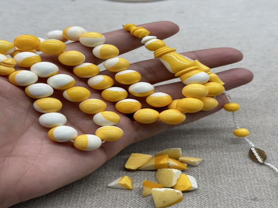 بلياردو اصفر مع كسار ١١ مل ٣٩ خرزه