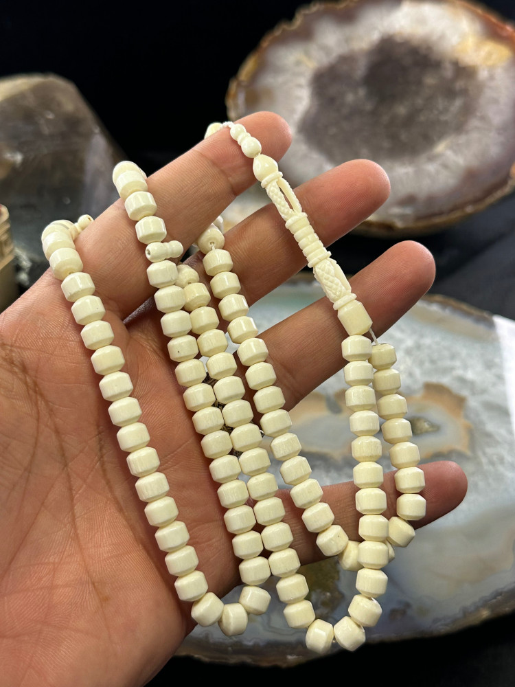 مسباح عظم الجمل شاهد منحوت يدوي 7 مل