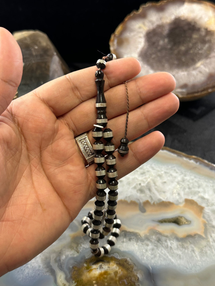 مسباح كوك صغير مطعم بالفضه كامل 7 مل