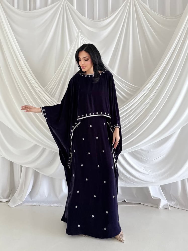 فستان سهرة أنيق طويل مع شال للنساء للحفلات والمناسبات،
