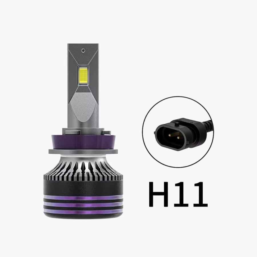مصابيح أمامية LED مقاومة للماء للسيارة مقاس H11