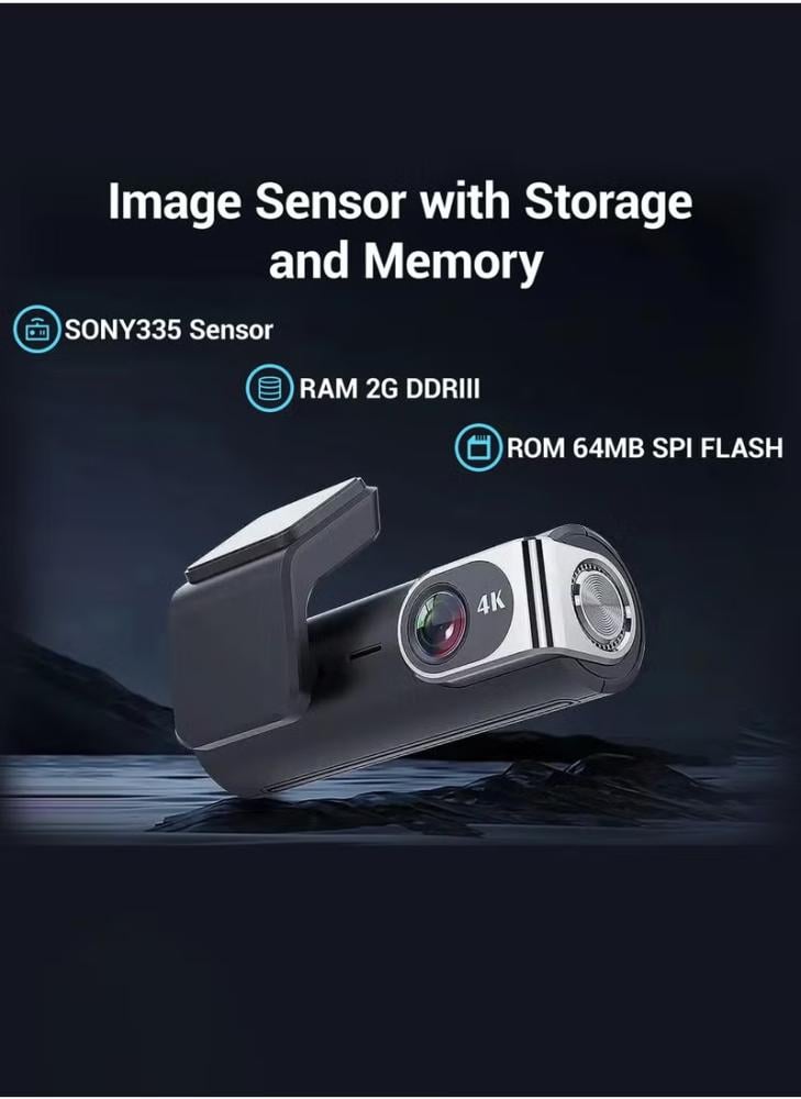 DASHCAM (GSTA7) 2 CAM + WIFI + GPS + 4K