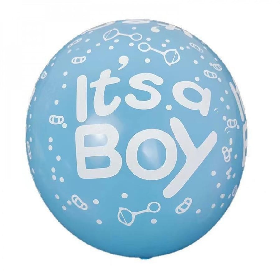 بالون Its a Boy مقاس 12 انش  ( الكيس 50 بالونه ) - BBB2