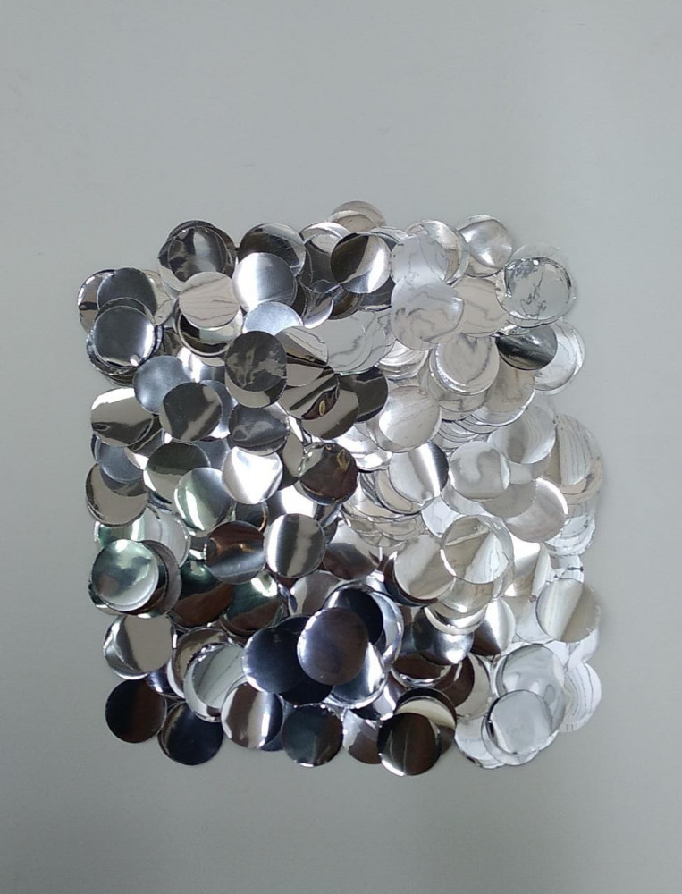 قليتر قصدير مقاس 2 سم لون فضي - GGF2S - Silver