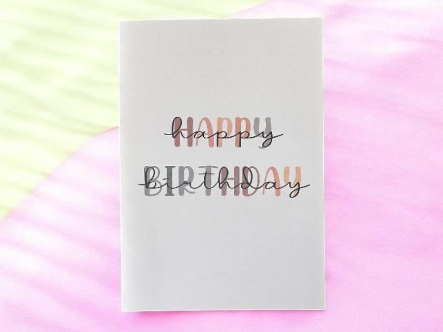birthday card