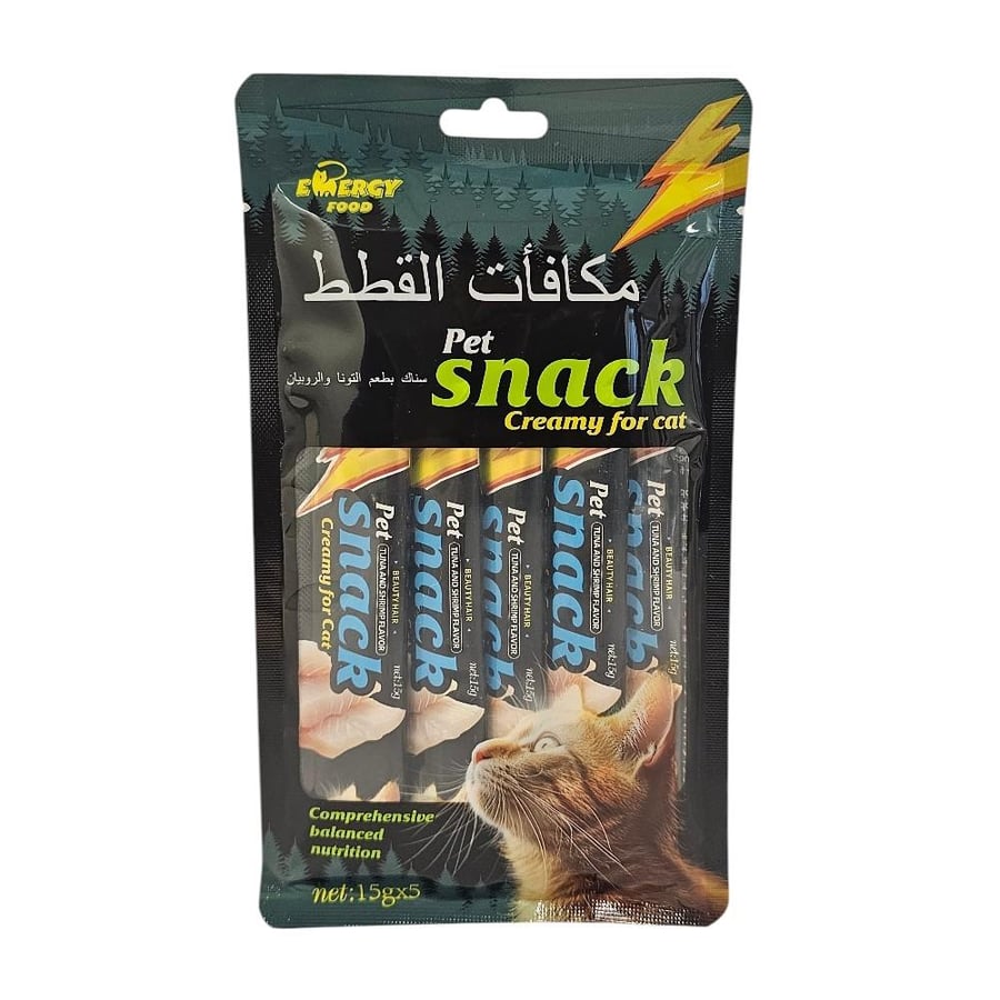 مارو مكافات للقطط بنكهة التونا والروبيان 5 * 15 جرام