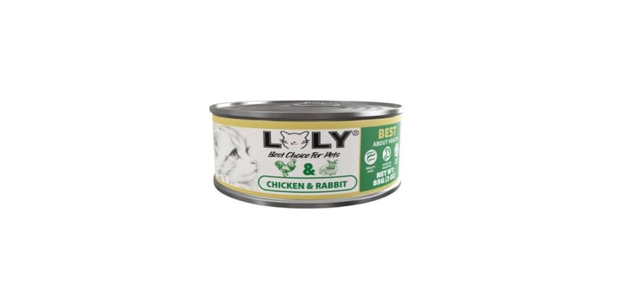 Loli canned cats with chicken and rabbit flavor in broth 85 grams