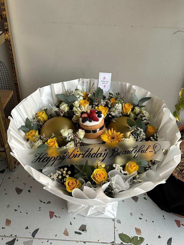 الباقة الترند باللون الجذاب | Trendy bouquet in attractive color