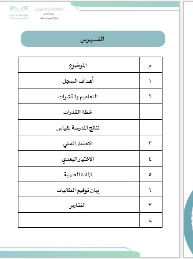سجل القدرات
