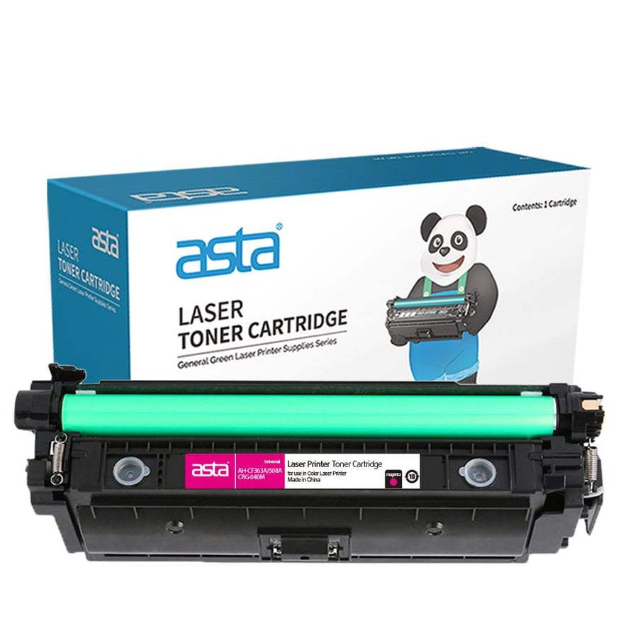 طقم خراطيش حبر ASTA 508A CF360A CF361A CF362A CF363A وCRG-040 ملونة متوافقة مع طابعات HP وCanon