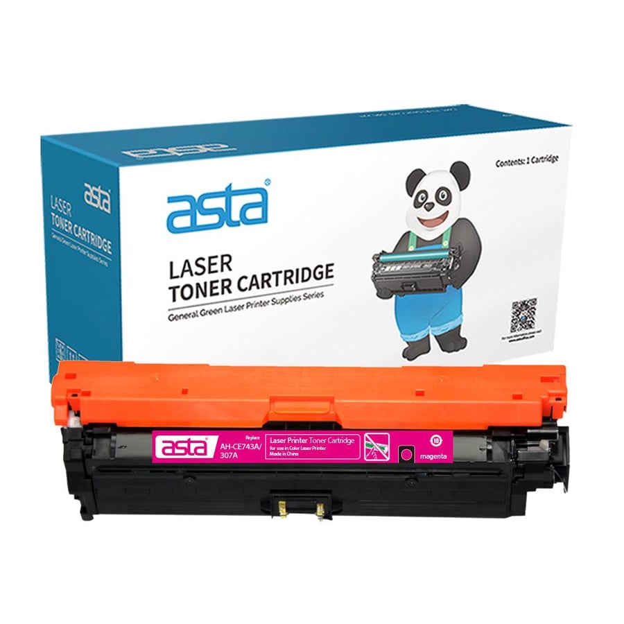 طقم خراطيش حبر ASTA 307A CE740A CE741A CE742A CE743A ملونة متوافقة مع طابعات HP
