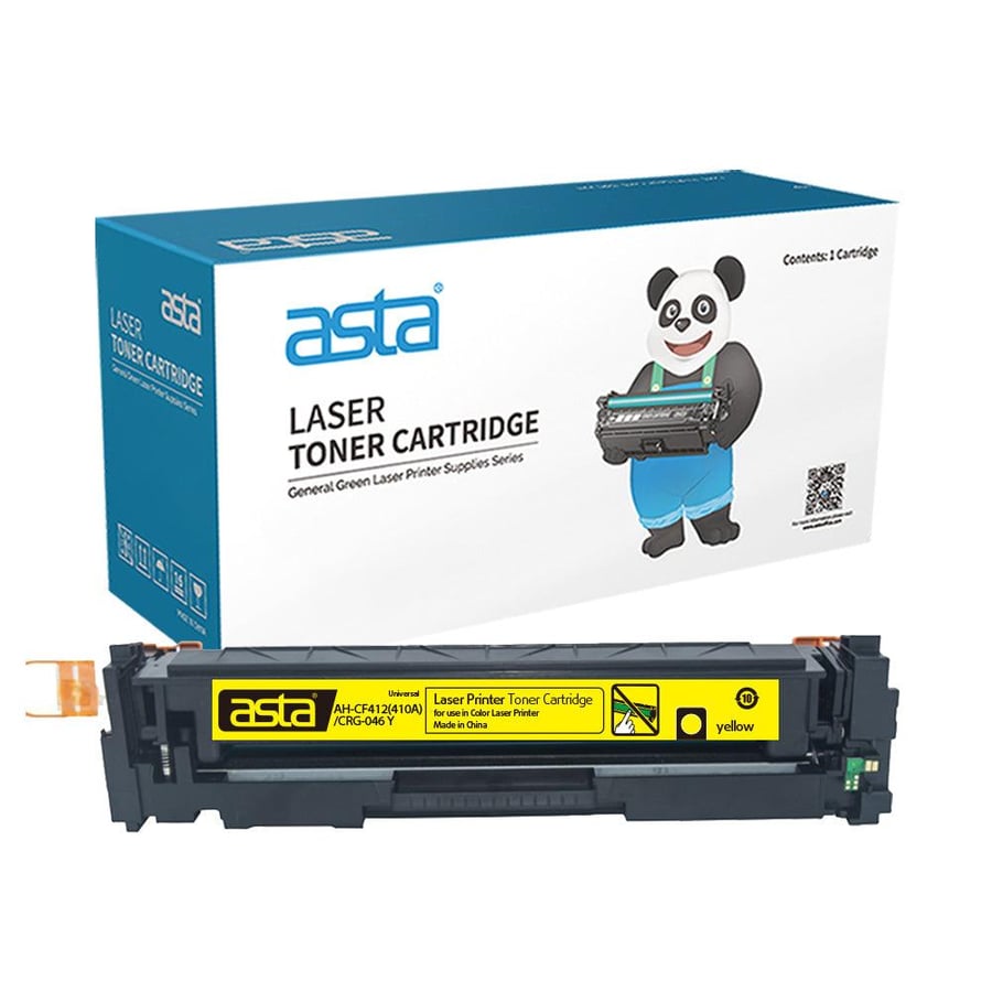 طقم خراطيش حبر ASTA 410A CF410A CF411A CF412A CF413A وCRG-046 ملونة متوافقة مع طابعات HP وCanon