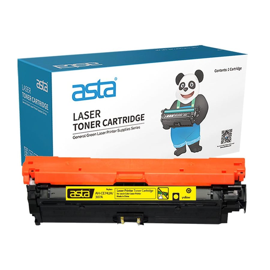 طقم خراطيش حبر ASTA 307A CE740A CE741A CE742A CE743A ملونة متوافقة مع طابعات HP