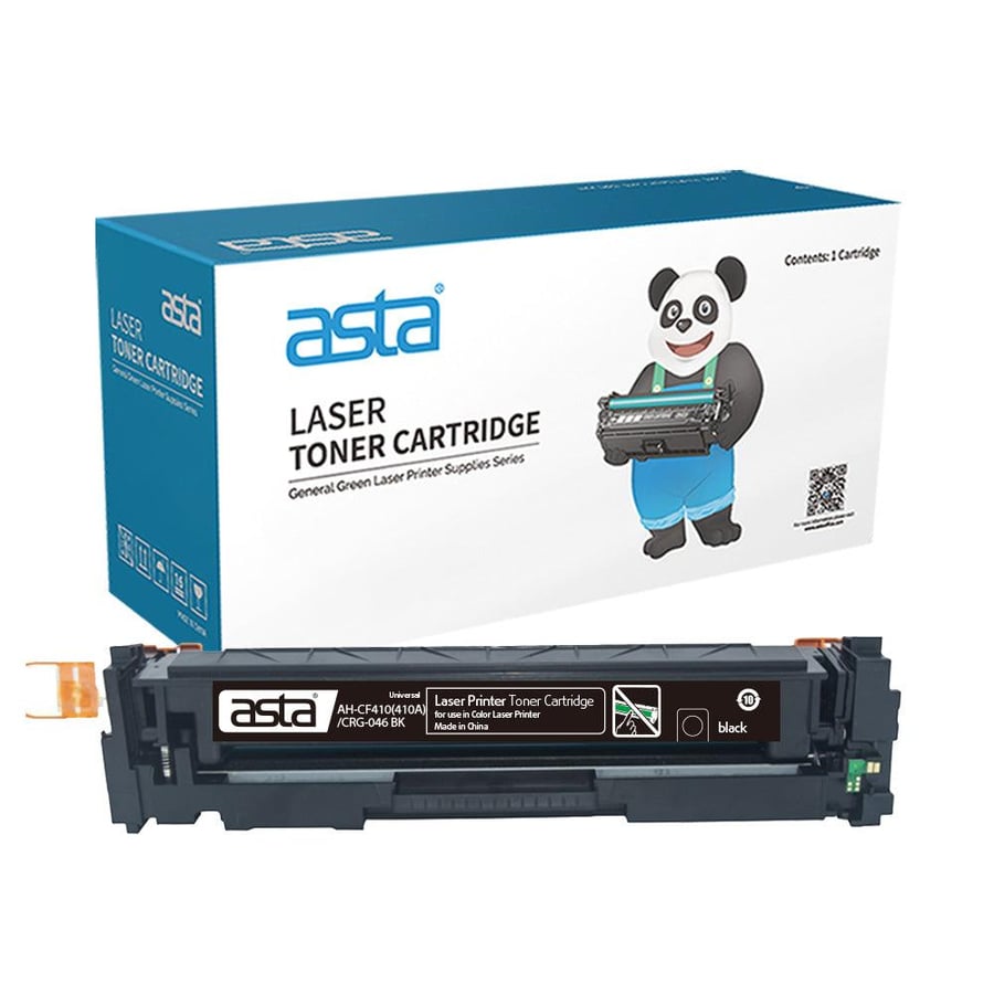 طقم خراطيش حبر ASTA 410A CF410A CF411A CF412A CF413A وCRG-046 ملونة متوافقة مع طابعات HP وCanon