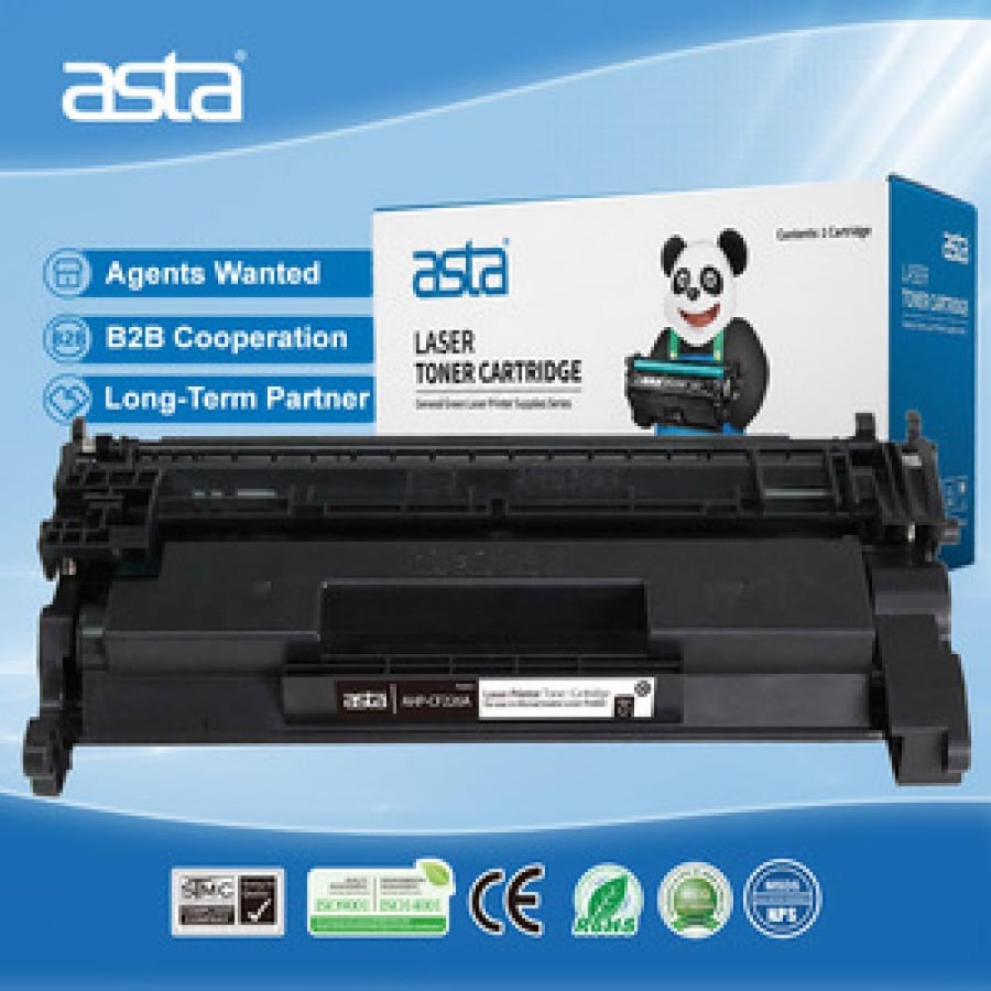 خرطوشة حبر ASTA 26A CF226A سوداء متوافقة مع طابعات HP