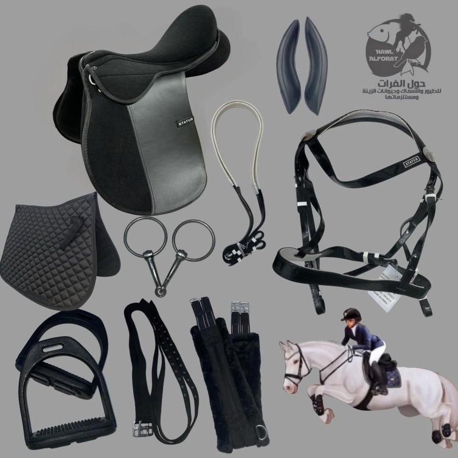 Estate saddle set 9 pieces