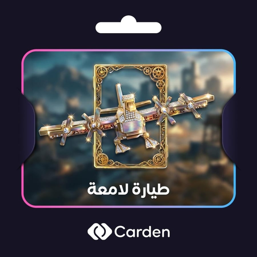 طيارة لامعة