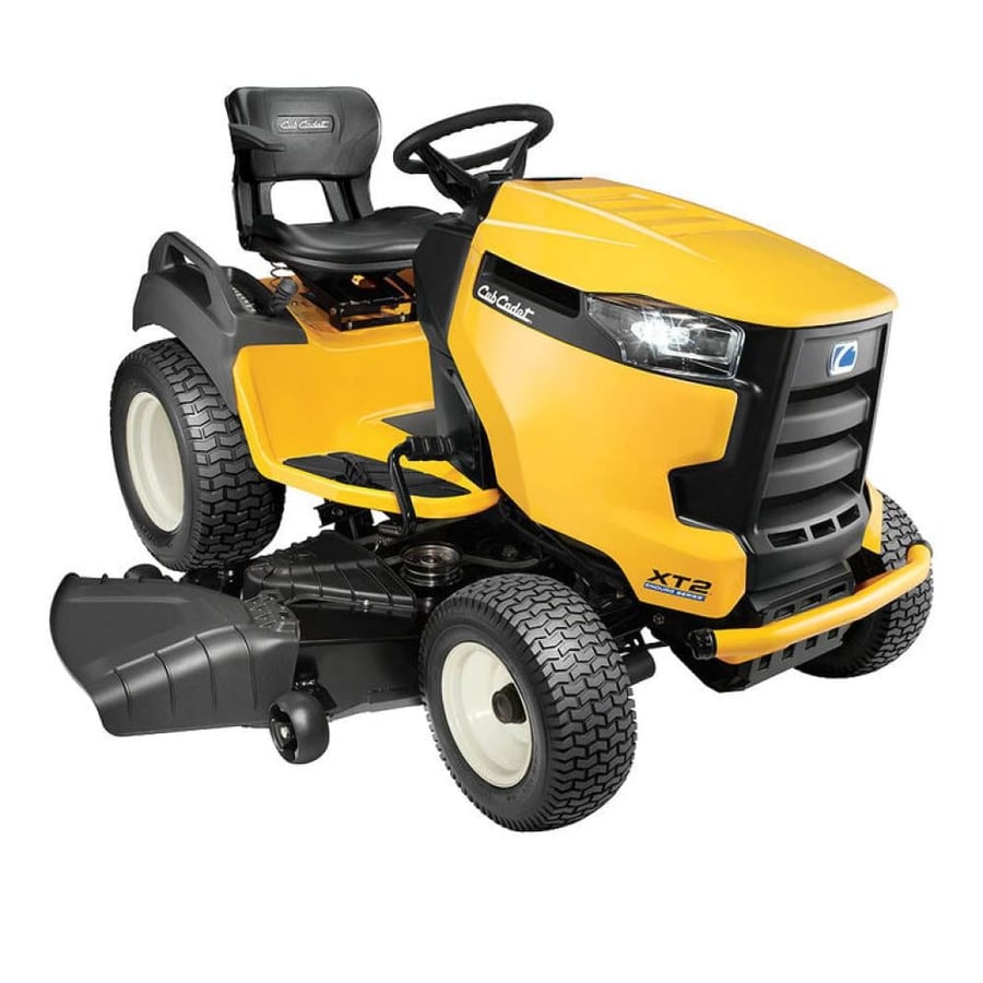 تراكتور حدائق راكب بنزين Cub Cadet أمريكي محرك كوهلر 747 سي سي بقوة 26 حصان عرض قص 137 سم مع ناقل حركة هيدروستاتيك ونظام قص 3 في 1 موديل XT2 GX54