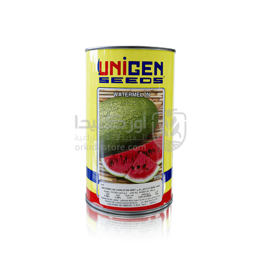 بذور بطيخ شارلستون جري علبة 454 غم - UNIGEN