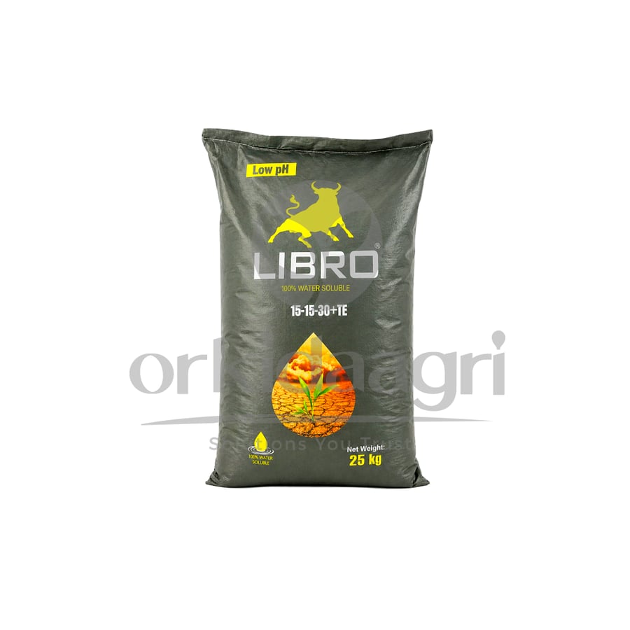 Libro 15-15-30 + TE Low pH Water-Soluble High-Potassium Fertilizer 25 kg