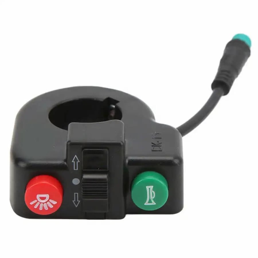 Electric Scooter Horn Switch 5pin Waterproof Connector 3 in 1 Replaceable Button Turn Signal Switch for KUGOO M4 for M4 PRO4