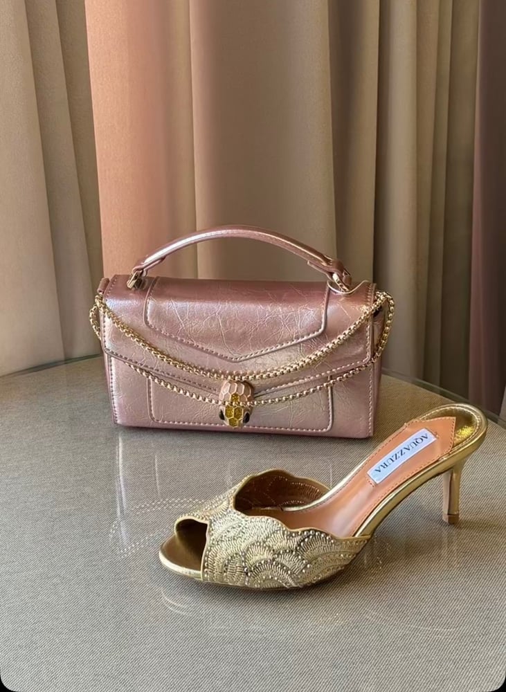 Bag & Aquazzura Heels Set