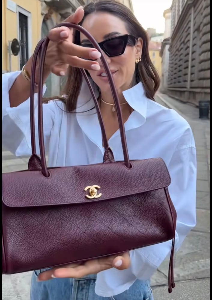 Burgundy Shoulder Bag