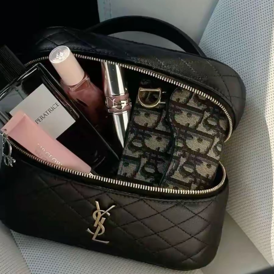 Saint Laurent YSL Vanity Bag – Burgund