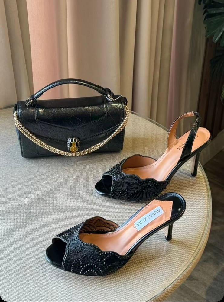 Bag & Aquazzura Heels Set