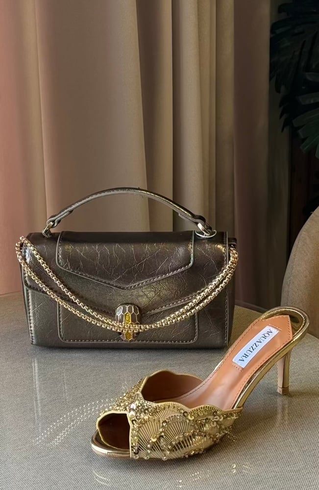 Bag & Aquazzura Heels Set