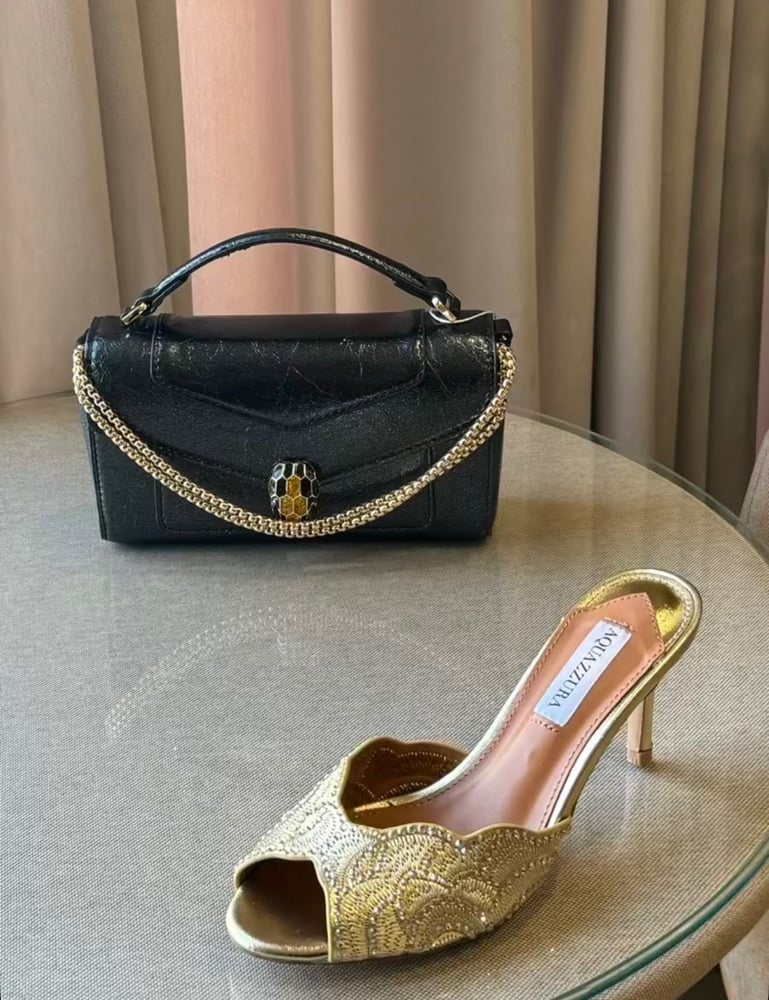 Bag & Aquazzura Heels Set