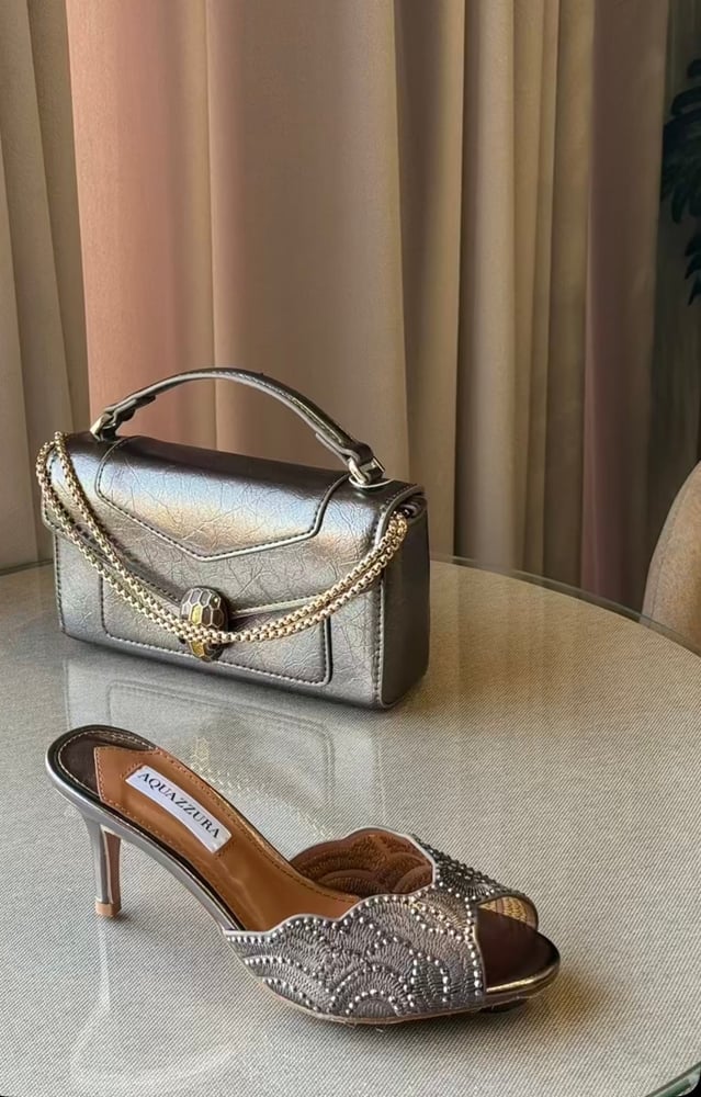 Bag & Aquazzura Heels Set