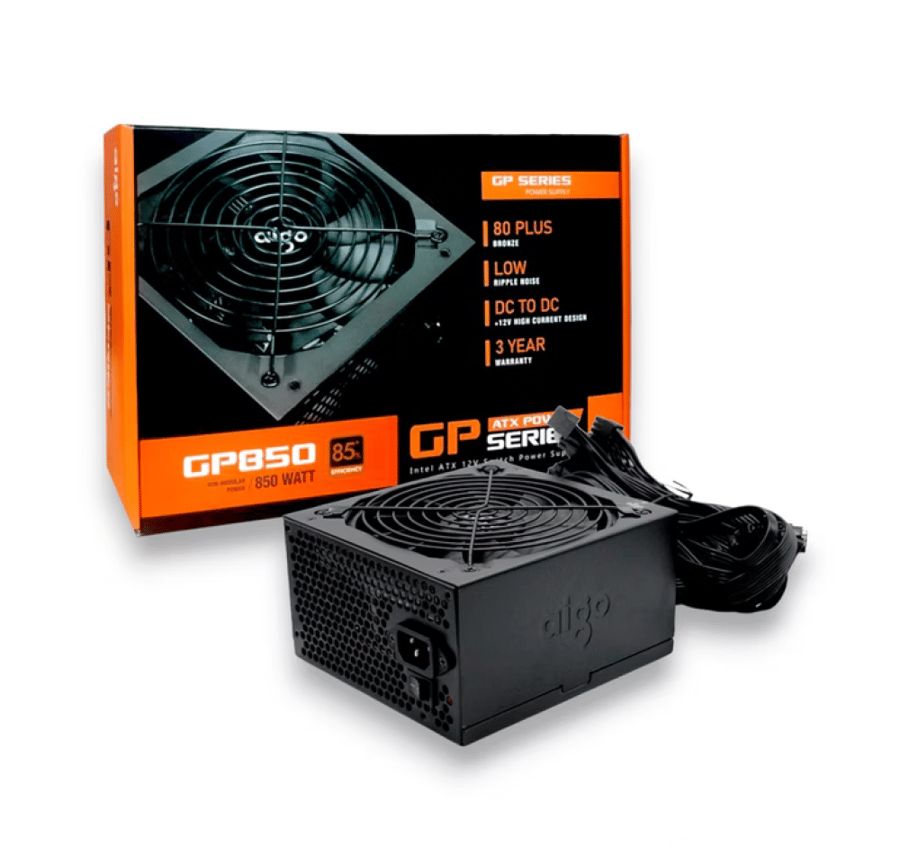 Aigo GP850 80 PLUS Bronze - مزود طاقة أيجو GP850 بقدرة 850 واط