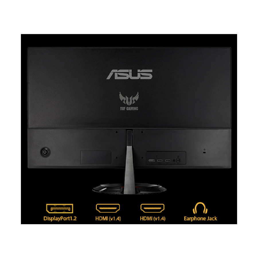 شاشة ألعاب ASUS TUF VG249Q3R - مقاس 24 بوصة، تصل إلى 180 هرتز، استجابة 1 مللي ثانية، تقنية Fast IPS، دقة FHD، دعم 100% sRGB وتقنية تقليل تشويش الحركة (ELMB)