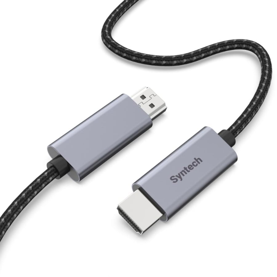 Syntech 4K HDMI Cable (3m) 18Gbps - كابل سينتك HDMI 4K بطول 3 أمتار سرعة عالية